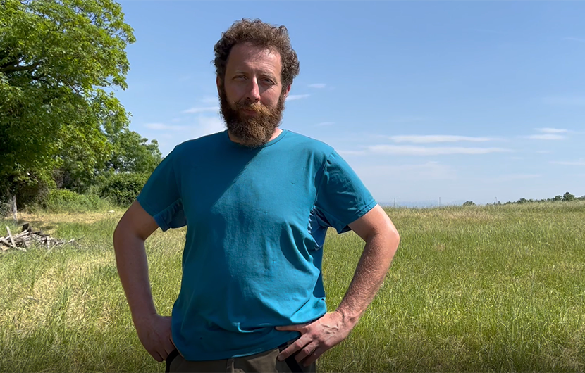 Ferme des Buis, David Loubet, co-porteur de projet Nature 2050, mai 2022 © CDC Biodiversité (1)