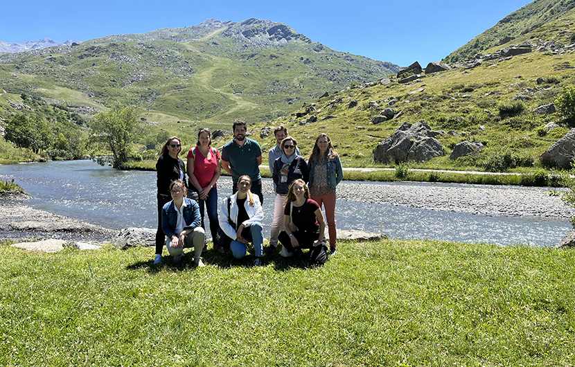 Tourbière du Plan de l'Eau, Photo de groupe des équipes de CDC Biodiversité et de bpifrance, juillet 2022 © CDC Biodiversité