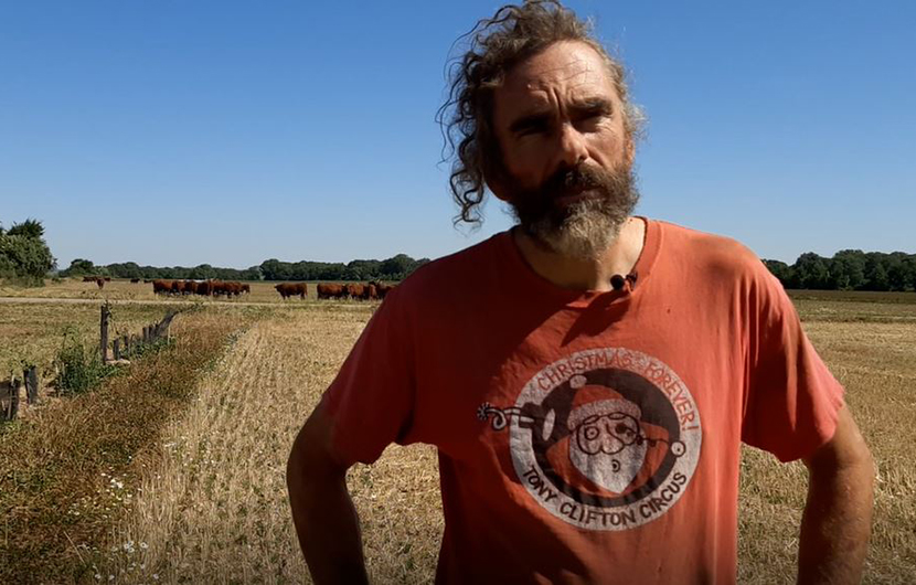 Gonzague Proot présente sa ferme du développement durable - 2022 - ©CDC Biodiversite