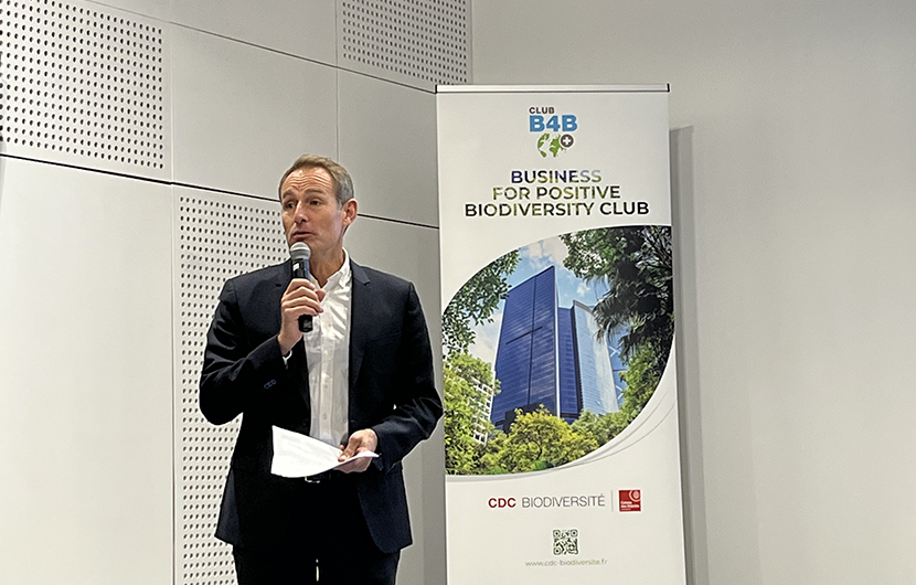 Plénière 2022 B4B+ Club - Antoine Cadi animait la séance ©CDC Biodiversité