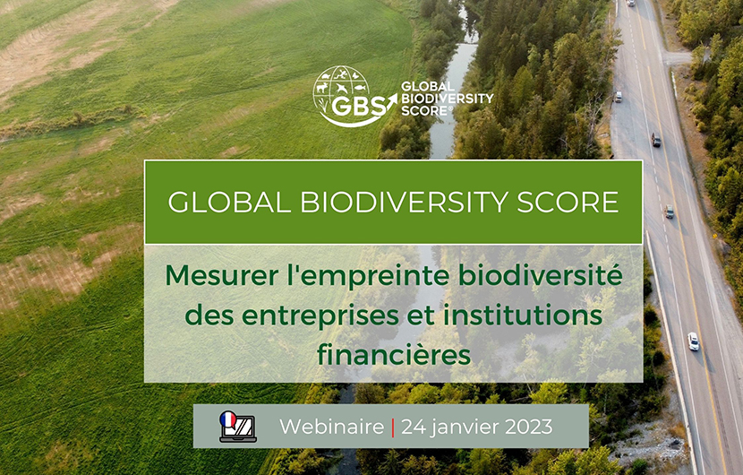 Webinaire | Présentation du Global Biodiversity Score (GBS) | CDC ...