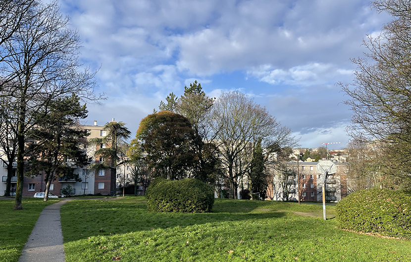 Parc Erik Satie, avant travaux, 2022 © Arcueil