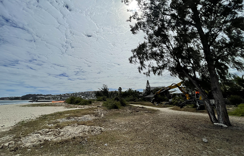 Plage avant restauration, 2022 (c) Saint Paul