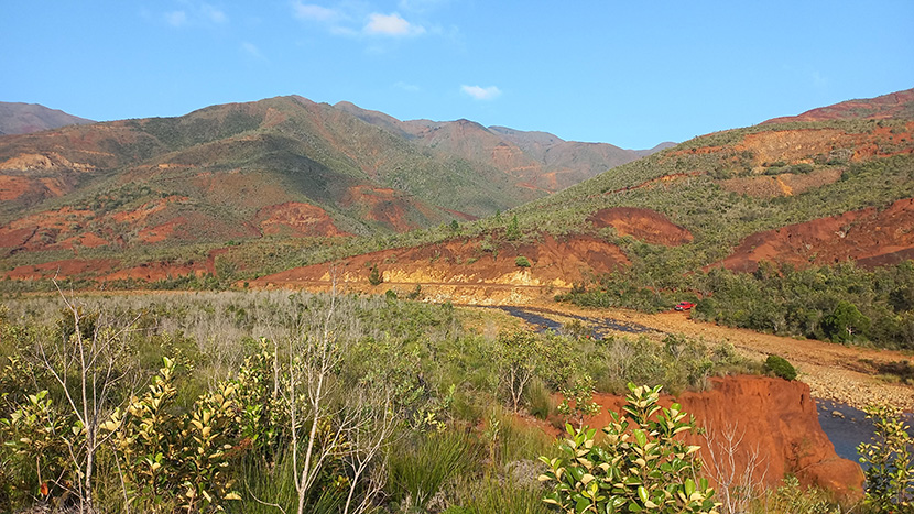 Vue d'ensemble - Vallée de la Coulée ©Conservation International