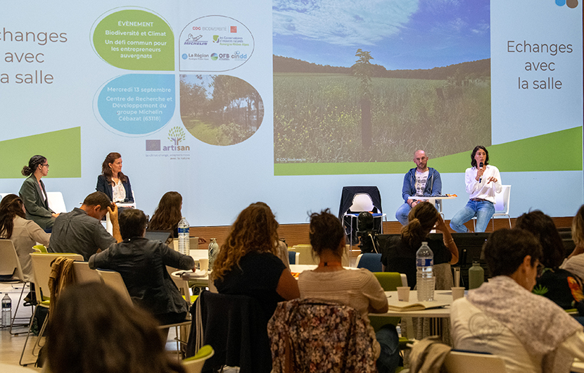 Table-ronde des entreprises locales, Rencontre Climat & Biodiversité © Michelin