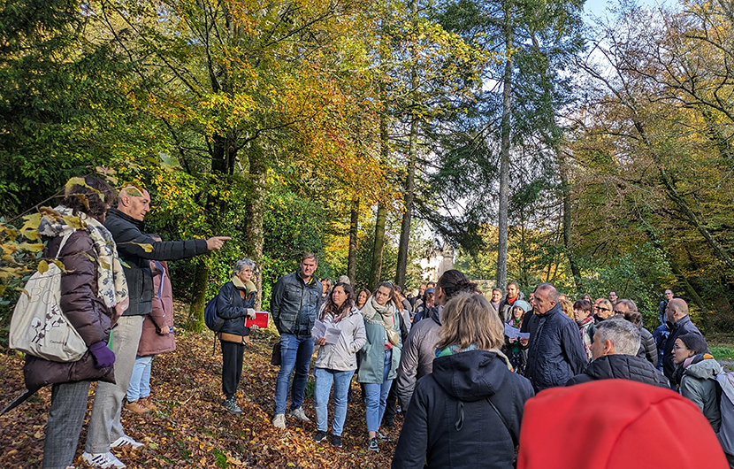 Visite de terrain ©Fonds Nature 2050