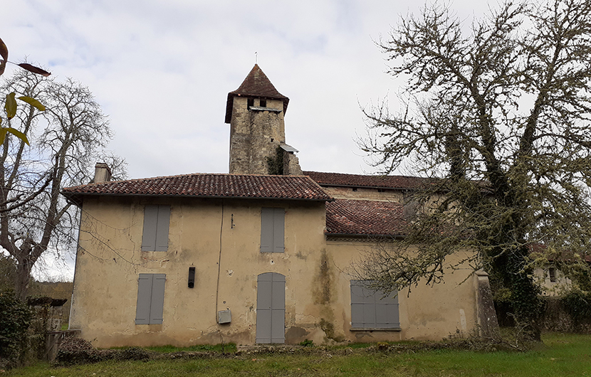Presbytère de Saint-Martin de Noët, 2020 ©Leticia COLLADO, CDC Biodiversité