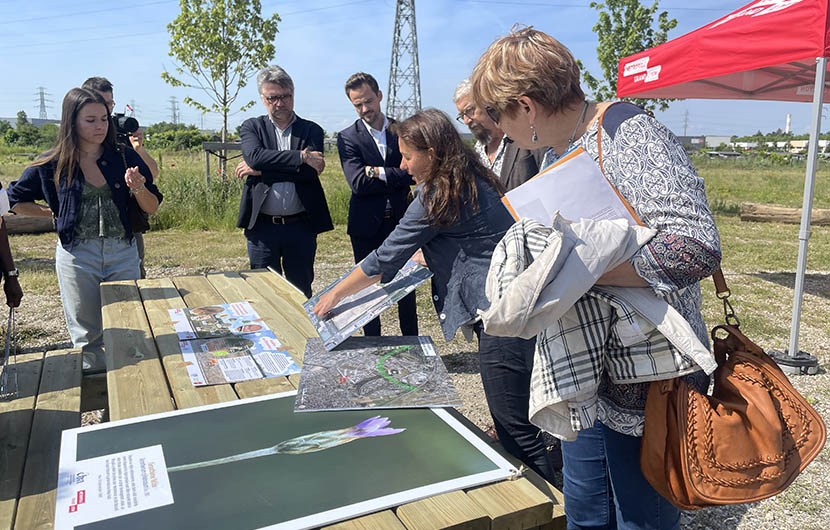 Visite du jardin pédagogique © CDC Biodiversité