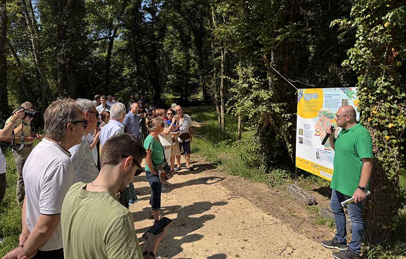 Visite sur site © Fond Nature 2050