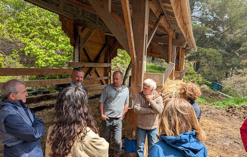 Visite de la ferme © Fonds Nature 2050