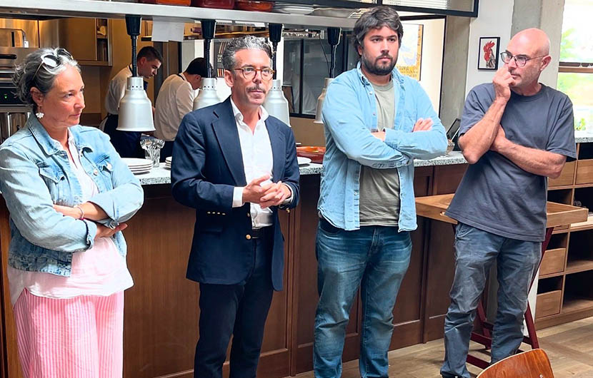 Armelle Gegousse, Ronan Loas, Florent Piard et Gregoire Desnoulez © Ville de Ploemeur